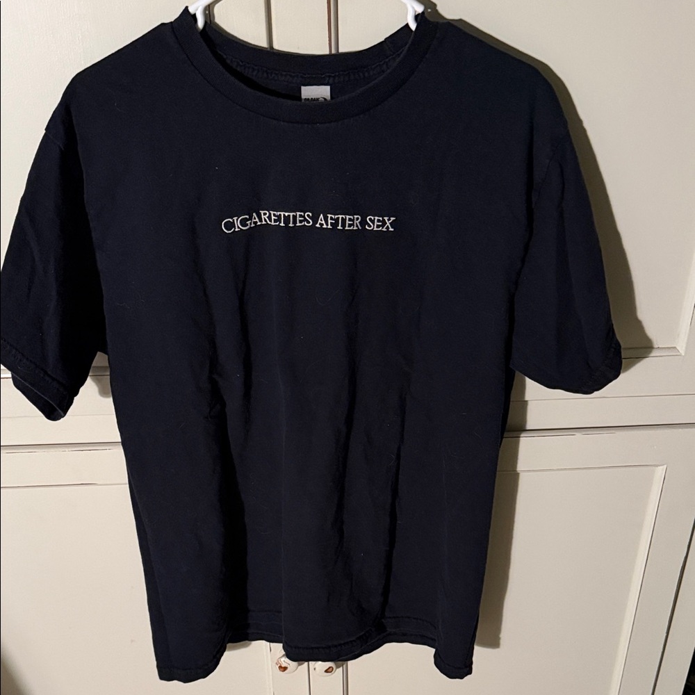 Black Cigarettes After Sex Stitched Tee